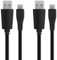 CELLONIC USB Kabel 1m für TomTom Via 62 Via 52 Via 135 Rider 40 400 GO 510 520 5200 GO 620 6200 Start 62 Start 52 GPS Navigator Ladekabel Micro USB auf USB A 2.0 Datenkabel 1A schwarz PVC
