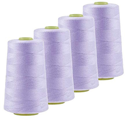 4 x 4572m Qualitäts Overlock-Garn Oeko-Tex Overlock Nähgarn Farben 621-660