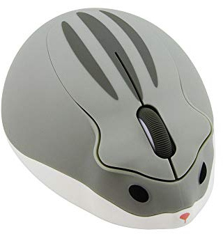2,4 GHz kabellose Maus, niedlicher Hamster-Form, weniger Lärm, tragbar, mobil, optisch, 1200 dpi, USB-Maus, schnurlose Maus für PC, Laptop, Computer, Notebook, MacBook, Kinder, Mädchen, Männer,