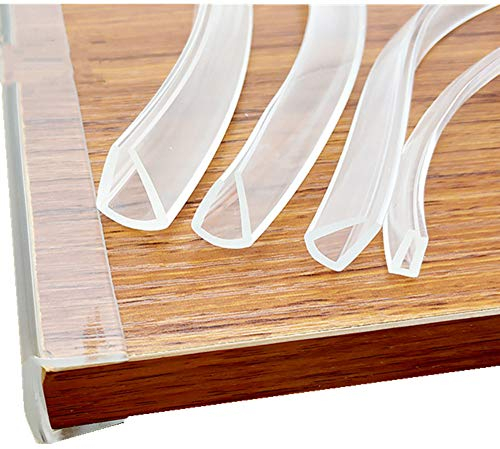Transparenter Eckenschutz, Eckschutz Für Babymöbel, Schreibtischkantenschutz, Silikonstoßstange Mit Doppelseitigem Klebeband Und 4 Kantenschutz Für Schränke Und Tische (U 2 type)