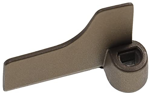 vhbw Varilla amasar compatible con Panasonic SD-2511KXE, SD253, SD256, SD257, SD-RD250 panificadora - Batir, 6,7 x 5 cm, aleación de aluminio, gris