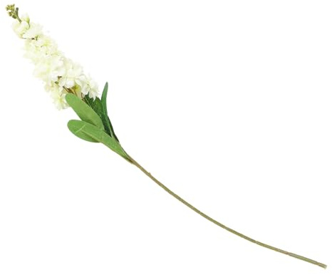 VICASKY 1PC Simulation Flower Artificial Flowers Hyacinth Bouquet Bulbs Hyacinth Artificial Faux Lifelike Photo Prop vases for Hydrangea Bride White Plant