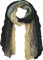 fashionchimp Damenschal mit modischen Farbmuster-Design in Crash-Optik, Multi-Color, feine Stoffqualität, Allseason Schal (Schwarz-Oliv)