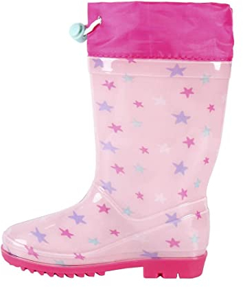 CERDÁ LIFE'S LITTLE MOMENTS Stivali Bambino Paw Patrol con Stopper Regolatore per Maggiore Regolabilità e Ridurre al Minimo l'Ingresso di Acqua, Gomma, Rosa, 24 EU