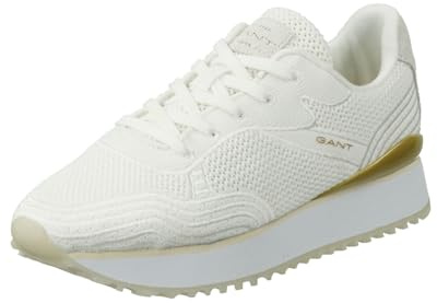 GANT FOOTWEAR Damen BEVINDA Sneaker, White, 39 EU