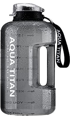 MARMODAY Sport-Wasserflasche, auslaufsicher, große Wasserflaschen, motivierend für Männer und Frauen, Kaltwasserflasche, wiederverwendbar, langlebig, BPA-frei, Tritan-Trinkbecher für Fitnessstudio,