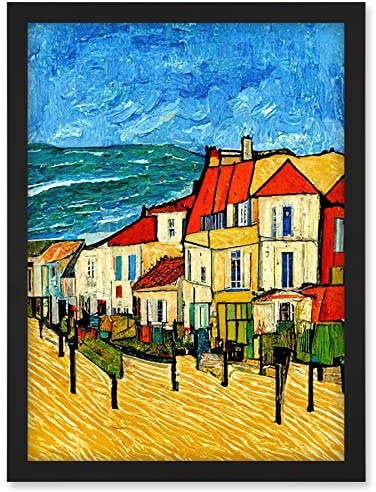 Doppelganger33 LTD France Marseille Van Gogh Style Modern Artwork Framed Wall Art Print A4