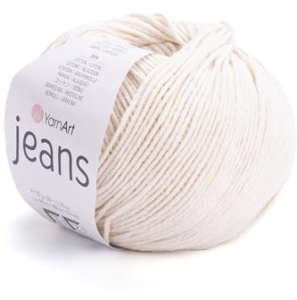 YarnArt Jeans Sport Yarn 55% Cotton 45% Acrylic 1 Skein/Ball 50 gr 174 yds Soft Cotton Yarn for Knitting & Amigurumi (5)
