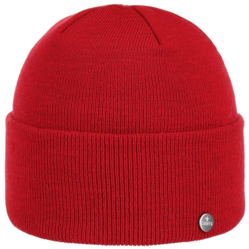 LIERYS Fine Merino Colour Umschlagmütze Beanie Made in Germany Damen und Herren Herbst Winter