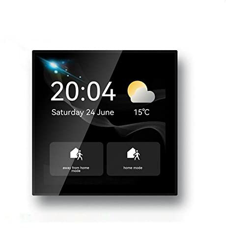 Lioaeust Multifuncional para panel de control de pantalla táctil TUYA, WiFi para ZIGBEE en pared, interruptor de escenas inteligentes integrado para ZIGBEE Hub para hogar inteligente