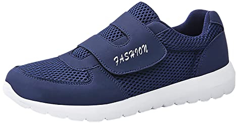 Stivali Donna Stivali Pesca Uomo Alti Scarpe Uomo Eleganti Nere Scarpe Uomo estive Sneakers Blu-D 8.99