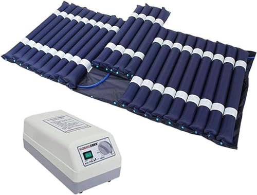 Anti-Druck-Matratze, Matratzenauflage mit Expansionskontrolle, mit Pumpe, Anti-Dekubitus-Luftmatratze, Wechseldruckauflage – aufblasbare Matratzenauflage mit geringem Luftverlust