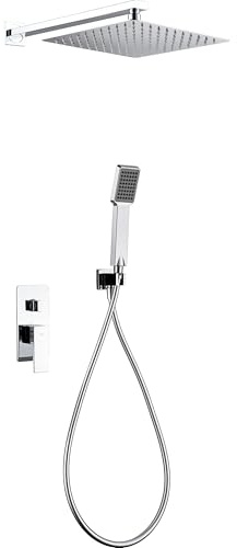 IMEX GPP048 PISA Conjunto Ducha Monomando Empotrado Cromo