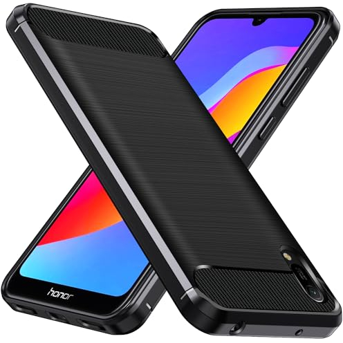 iVoler Cover per Huawei Y6 2019 / Y6s 2019 / Honor 8A 2019/2020, [Protezione Antiurto di Grado Militare] Custodia Sottile Morbida in Silicone TPU Anti-Impronte Anti-Graffio Protettiva Case, Nero