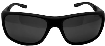 Rennec Sonnenbrille Polarisiert Schwarz Grün Getönt Sportliche Wrap Around Bikerbrille Schnelle Brille Radbrille Anglerbrille Sportbrille