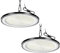 Viugreum 2 Packs UFO LED 800W, Projecteur LED Exterieur 80000LM, Blanc Froid 6500K, AC 85-265V IP65 Étanche Eclairage Atelier, Led Industriel UFO avec Chaîne pour Factory Workshop Gym