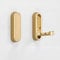 Brushed Gold Foldable Towel for Bathroom,Wall Hooks for Hanging Heavy Duty Coat Robe Purse HooksFoldable Storage Solution for Bathroom,Closet,Entryway,Pool and Kitchen (2, Brushed Gold)