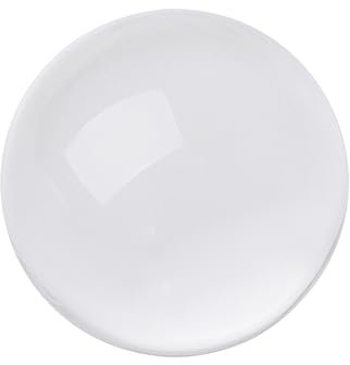 ABOOFAN Esfera solida Malabares Globo Transparente Centro de Mesa de Escritorio cristalball Bola de Cristal Esfera de Cristal Accesorio de fotografía