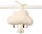 Nattou Aktiv-Kuscheltier aus Polyester, Mit Musik, Wolke, Zum Aufhängen, Ca. 25 cm, Teddy, Weiß
