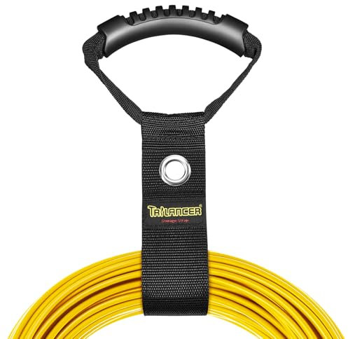 Verlängerungskabel & Schlauch-Organisierer(2er-Pack,43cm) mit Griff zum einfachen Tragen und Aufbewahren in Garage oder Werkstatt, Klettverschluss-Tragegurt,für Pool- und Gartenschläuche,Drähte, Kabel