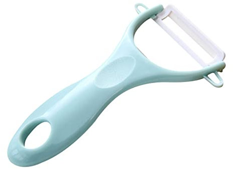 Solid Color Peeler Kitchen Gadgets Paring Knife Multifunctional Ceramic Peeler for Melon and Fruit Fruit Peeler Home Gadgets(Pink)