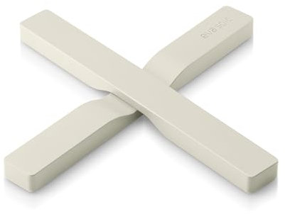 Eva Solo | Magnetischer Untersetzer Coconut |Die beiden Teile können separat oder über Kreuz gelegt Werden | Coconut