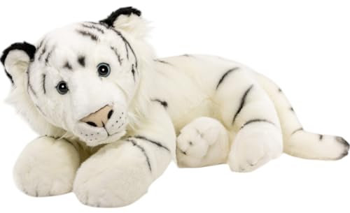 Carl Dick Tiger weiß liegend ca. 60cm Plüschtier, Stofftier, Kuscheltier 3640