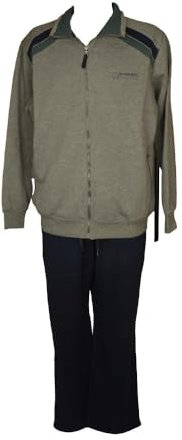 F.LLI CAMPAGNOLO Tuta uomo DYNAMIC completo tempo libero invernale felpata aperta con zip articolo 8Q78274M, 570L Fumo - navy, 58