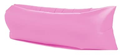 Aufblasbares Sofa - Wasserdichtes Luftsofa, Sofa Aufblasbar Reißfestem Gewebe von bis zu 200kg, Tragbares Wasserdichtes Aufblasbare, Air Lounger für Camping, Park, Strand, Hinterhof(rosa)