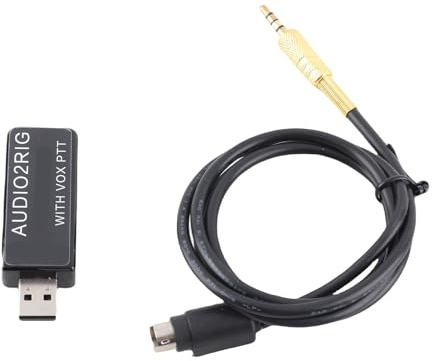 FAUOSWUK Amateur -Radio -Digitalmodi Schnittstelle, Funkanschluss mit Integriertem Sound -Codec und FT818 -Kabel für HF Kit VHF UHF FT8 FT4 WSJT X FLDIGI