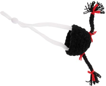 Alasum Hamster-strickmütze für Kleintiere Handgestrickt aus Weichem Material Verstellbar und Sicher als Foto-Requisite für Haustiere