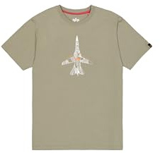 Alpha Industries Herren Air Force Sketch T-Shirt (1er Pack)