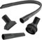 SPARES2GO Car Cleaning Valet Kit with Long Flexible Crevice Tool Compatible with Bosch Vacuum Cleaner (35mm)