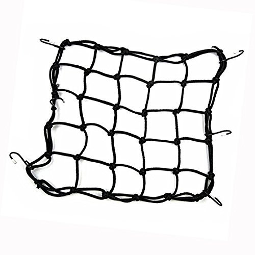 Cisixin Rete Ragno Elastica con 6 Ganci, Portapacchi Porta Casco per Moto Scooter