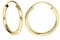 My Gold Damen Mädchen Creolen Ohrringe Gold 333 Echtes Gelbgold (8 Karat) Ø 15mm Goldohrringe Damenohrringe Leyla C-04113-G301