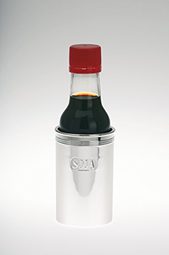 Tischkultur Soja-Ständer inklusive Flasche versilbert H 17,0cm