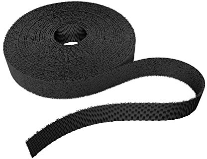 KabelDirekt – Abrazaderas para cables 12,5mm x 10m – Corte a medida, reutilizable (rollo de cinta de para cortar, hook and loop resellable, conecta cables y mucho más)