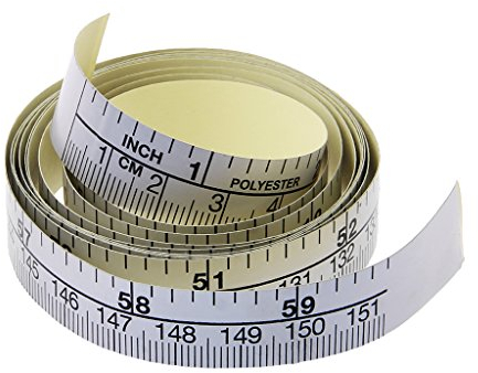 151cm Self Adhesive Metric Measure Tape Vinyl Ruler for Sewing Machine Sticker