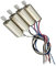 Yiqigou 4 Stück RC Quadcopter A-B positiver und negativer Motor 720 Motor-Drohne Zubehör geeignet für Syma X5/X5C/M68