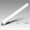 B.K.Licht - LED Leiste mit Ein-Ausschalter, neutralweiße Lichtfarbe, erweiterbar, Unterbauleuchte Küche, LED Lichtleiste Küche, Schrankbeleuchtung, Küchenlampe, Beleuchtung, 87,3x2,2x3 cm, Weiß