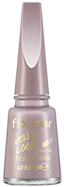 Flormar Nagellack - Jelly Look Nail Enamel Gel Look Cool Grey Nagellack 8690604497744 3400007-JL44 CHARLESTON GREY One Size