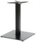 Dublino Premium Tischgestell Metall - PJ7094 | schwarz | Höhe 73 cm | Bodenplatte 55x55 cm | max. Tischplattengröße 100x100 cm | Ideal für Esstische