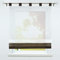 SCHOAL Raffrollo mit Schlaufen Transparente Raffgardine Schlaufenrollo Gardinen Modern Voile 1 Stück BxH 100x155cm Kaffee