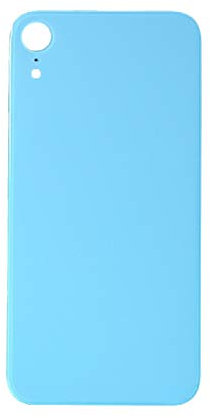 Smartex® Backcover Glas kompatibel mit iPhone XR | Glas Rückseite Ersatz (Blau)