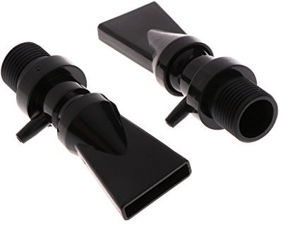 WOWOWO Aquarium Plastic Pump Duckbill Nozzle Water Outlet Return Pipe Plumbing Fitting