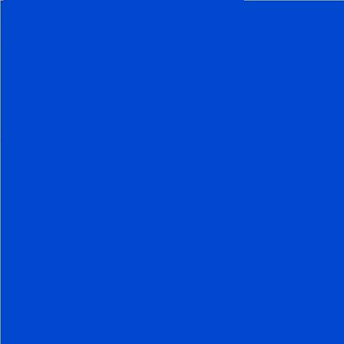LEE Nr. 132 Medium Blue/Blau - 24 x 24 cm transparente, hitzebeständige, farbige Farbfolie für Foto Studio PAR 64 Scheinwerfer - Gel Farbfilter Filter Folie (1 Stück, Lee 132 Medium Blue)