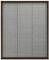 vidaXL Zanzariera Plissettata Finestre in Alluminio Marrone 80x100 cm