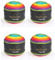 Cupcake 4 x 150g Strickwolle 600 Gramm Wolle zum Stricken und Häkeln Babywolle Wolle Farbverlaufswolle (3040 regenbogen)