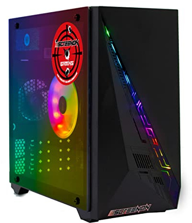 ScreenOn Gaming PC Ryzen 5 5600G • Radeon Vega 7 (2 GB) Grafikkarte • 16 GB RAM DDR4 3200 MHz • 1000 GB m.2 • Windows 11 Pro • WLAN 300 MBit/s • Gaming PC Computer mit 3 Jahren Garantie!