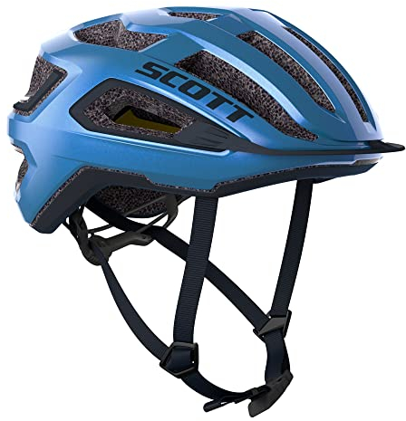 Scott Arx Plus MIPS Casque de vélo de route Bleu métal 2025 : Taille : M (55-59 cm)